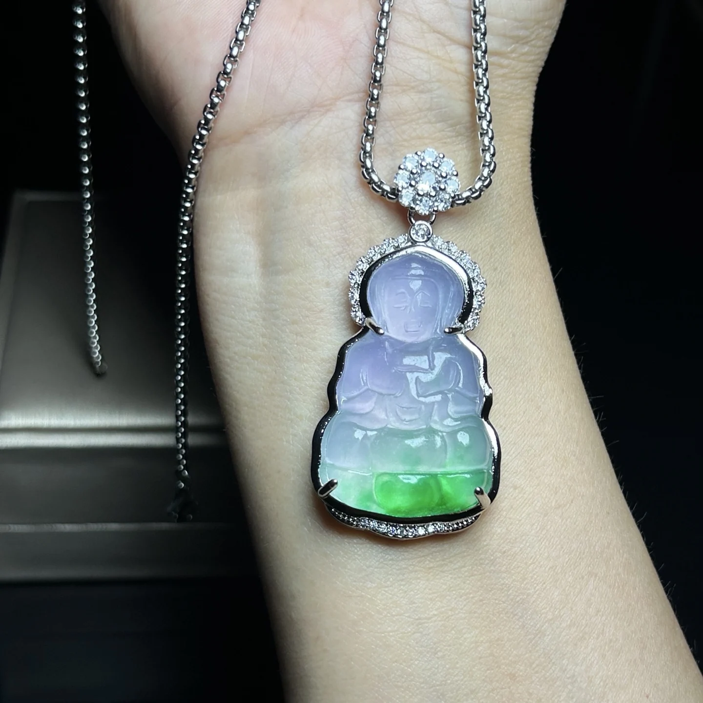Real Natural high Ice  Jade Jadeite Carved Pendant&Necklaces
