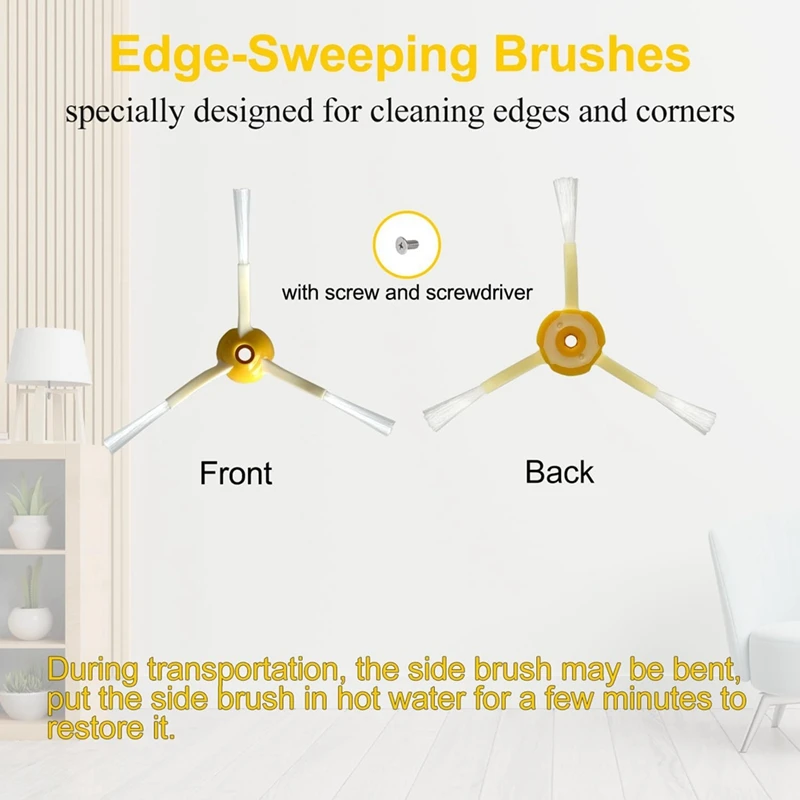 สำหรับ iRobot Roomba 600 & 700ชุด614 630 635 640 645 780 650 660 675 680 690 695 760 770ลูกกลิ้งสูญญากาศอุปกรณ์แปรงด้านข้าง