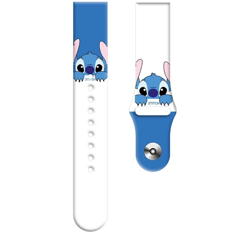 Disney Stitch Cartoon Strap For Apple Watch Band 44mm 40mm 45mm 41mm 49mm 42mm 38mm 44 45 mm bracelet iwatch 7 se 4 5 6 8 Ultra