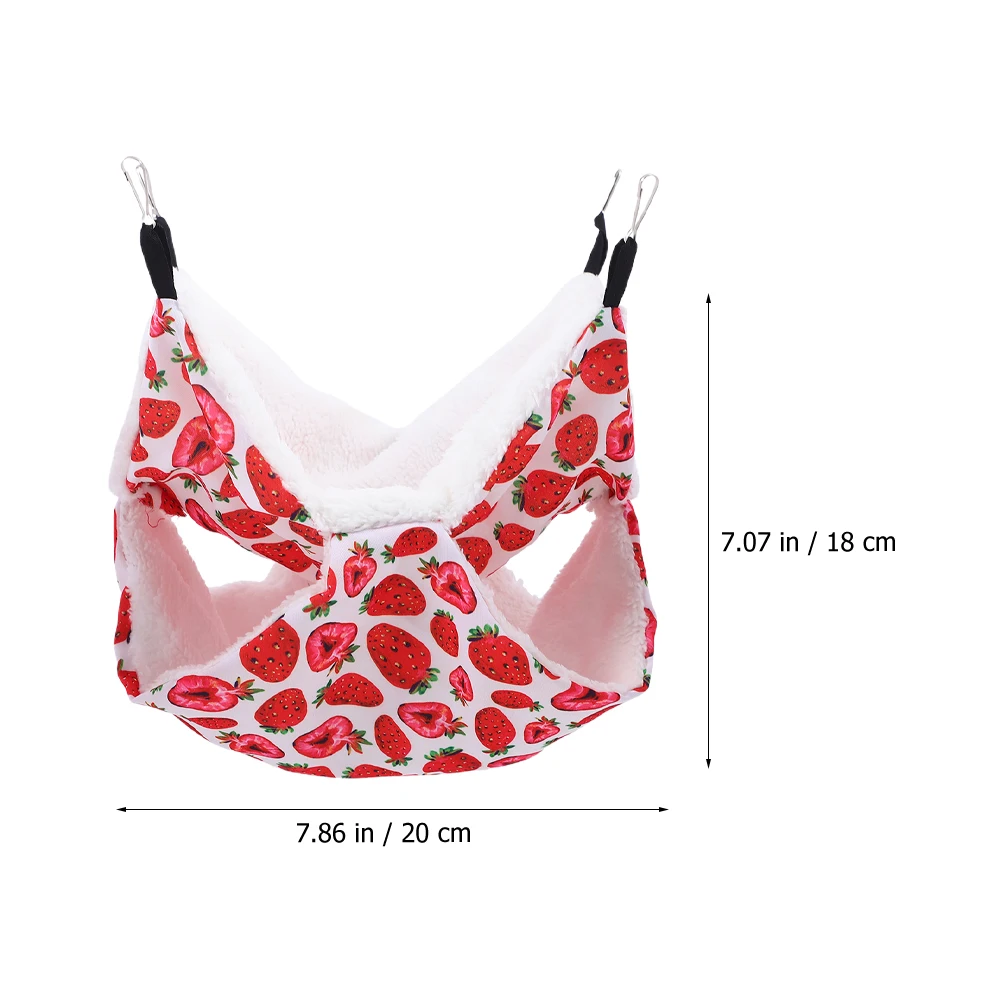 

Warm Cotton Nest Hammock for Hamsters Guinea Pigs Toys Rat Hideout Bed Pet Supplies Comfortable Chinchilla Rabbit Cage