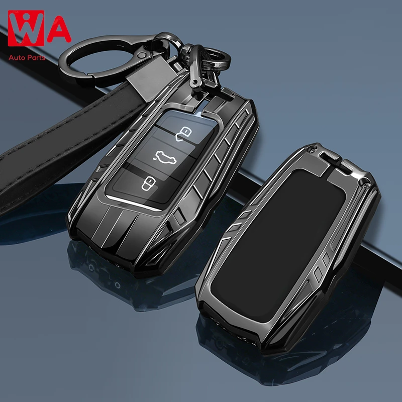 

Metal Car Remote Key Case Cover Shell Housing Holder Bag Fob For Volkswagen VW New Magotan Passat B8 CC MK2 Variant Arteon 2023