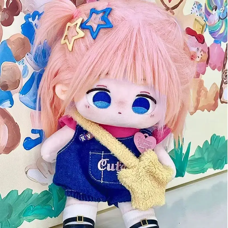 

20CM Anime Bocchi The Rock! Gotoh Hitori Cosplay Plush Stuffed Doll Body Cartoon Dress Up Clothing Plushies Toys Xmas Gifts