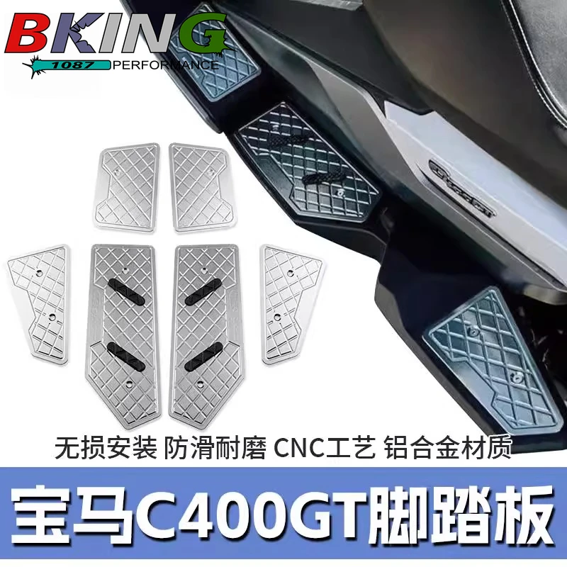 

New Motorcycle Footrest for BMW C400GT C 400 GT C400 GT 2018-2024 2023 Modified CNC Aluminum Alloy Anti Slip Foot Pedal Parts
