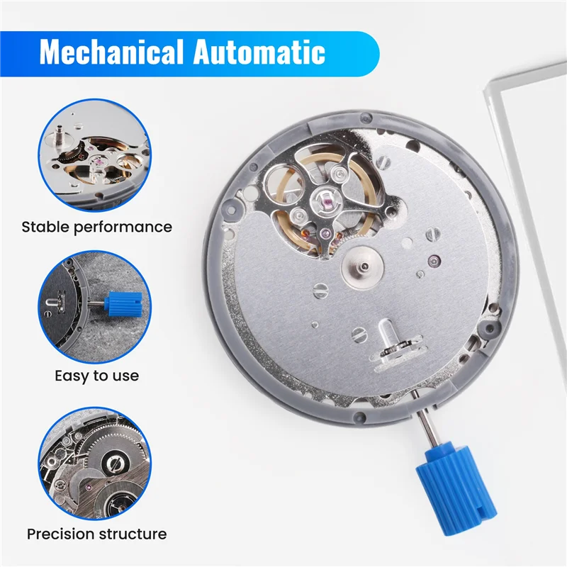 AB47-movimiento mecánico automático de reloj, repuesto de movimiento completo apto para SII NH38/NH38A, accesorios de repuesto