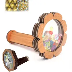 Outdoor Toys DIY Kaleidoscope Kit for Kids Eco-Friendly Shows More Wonderful Pictures Magic Rotating Attractive