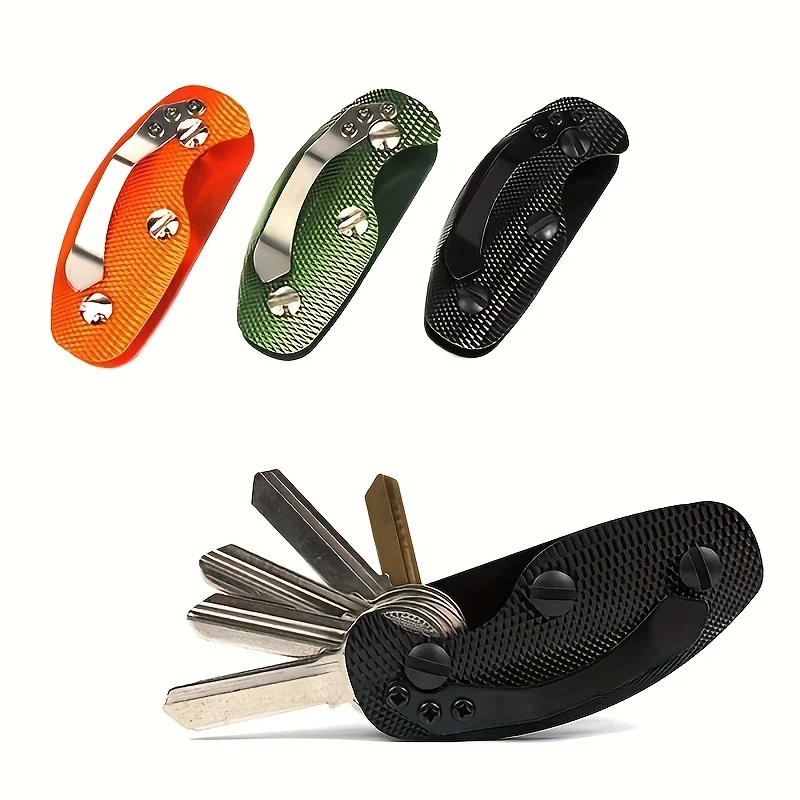 Smart Key Holder Portable Pouch Bag Case Wallet Holder Chain Car Key Wallet Housekeeper EDC Pocket Key Organizer Tools for Men