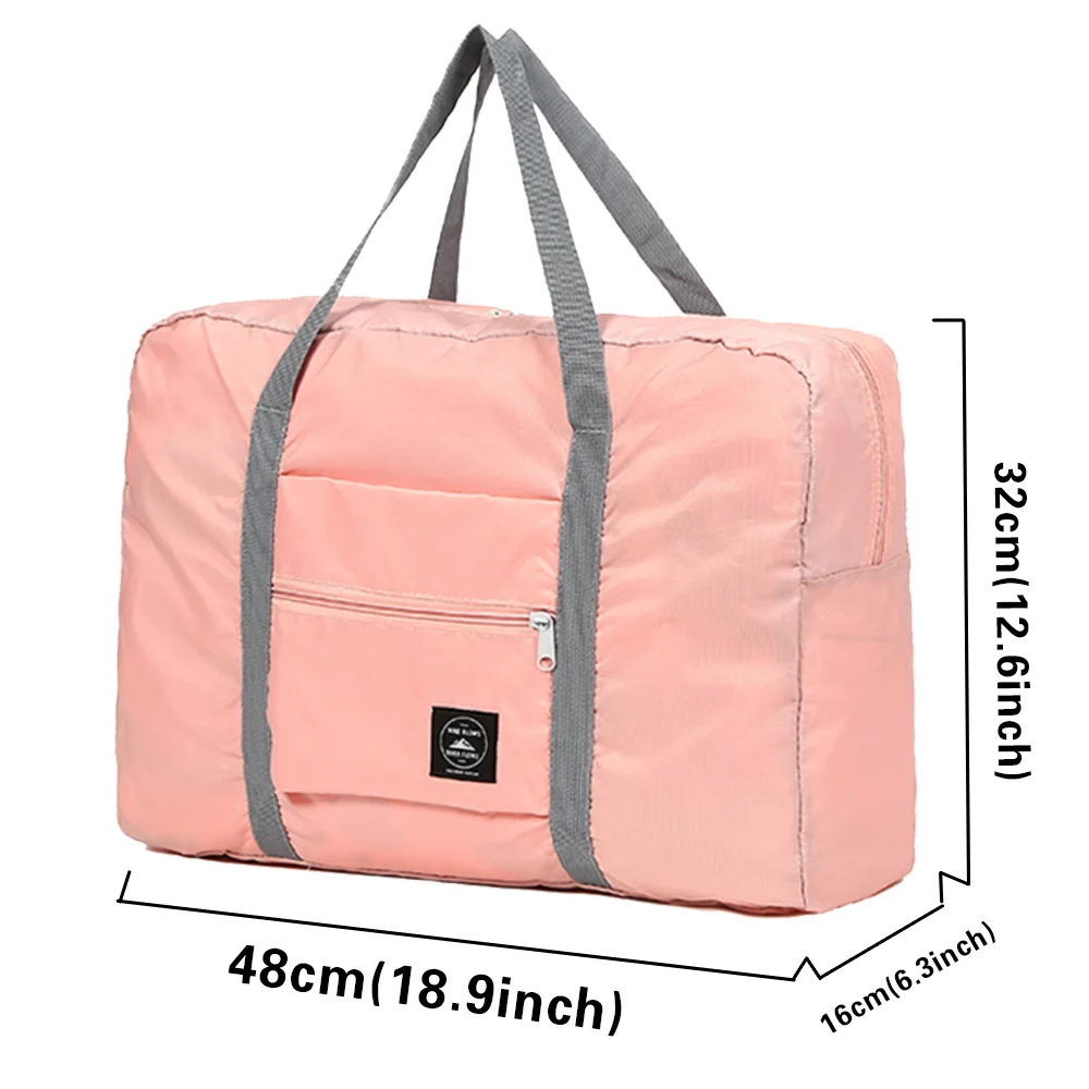 Sac de voyage pliable, sac de voyage, organisateur de bagages de grande capacité, accessoires de voyage de vacances, sacs à main portables en Nylon unisexe, rangement de vêtements