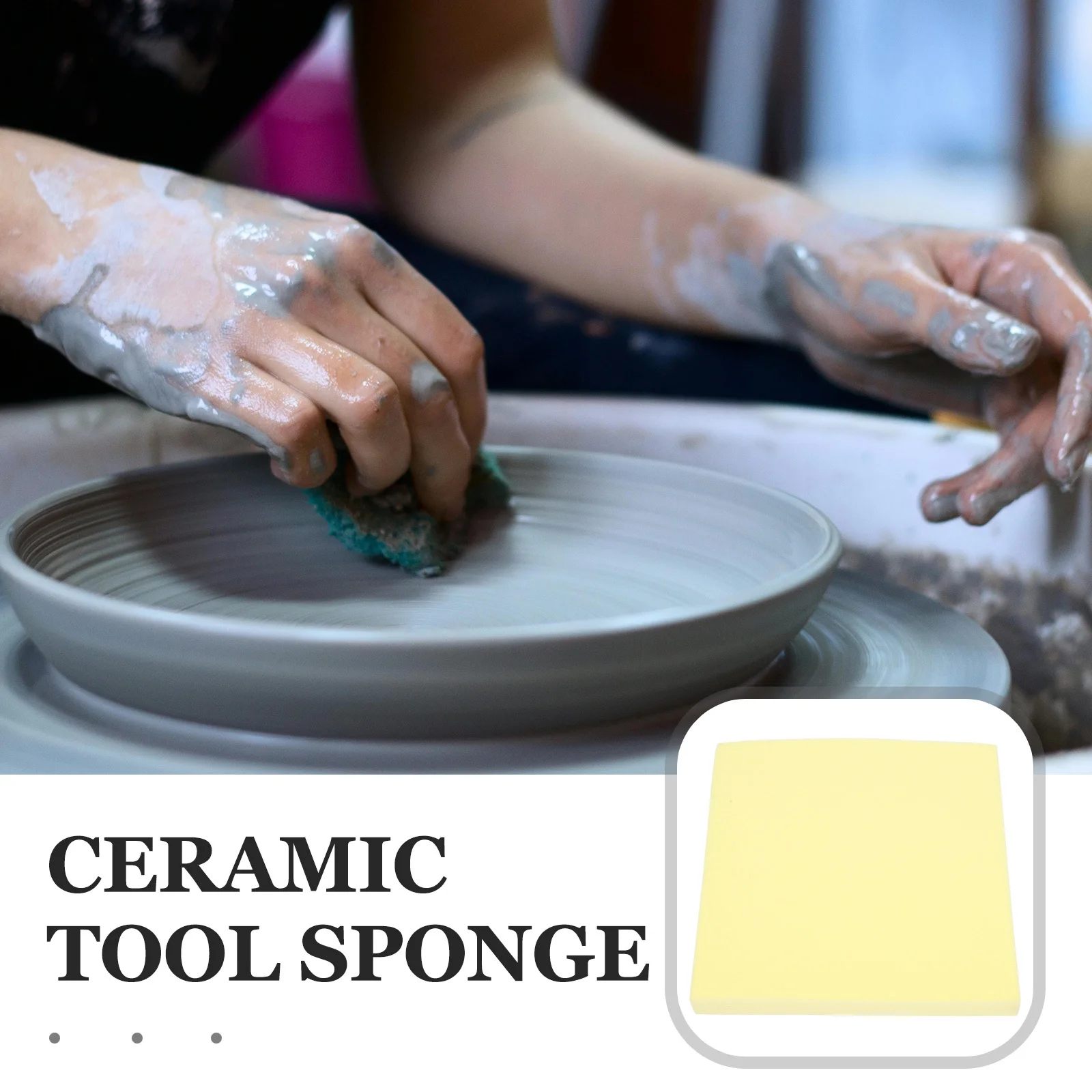 

Thickened Sponge Pad for Pottery Table Mat High-Density Absorbent Material Ideal for Clay Craft Making and Sculpture Workshops