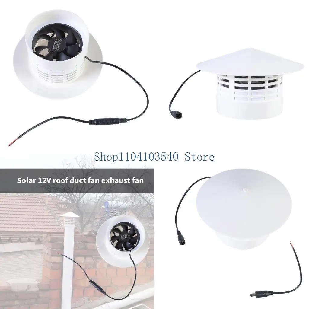 

02DC Modern Bathroom High Speed Air Vent Ventilation Fan 3W for Mold Condensation Prevention Kitchen Toilet Odour Elimination