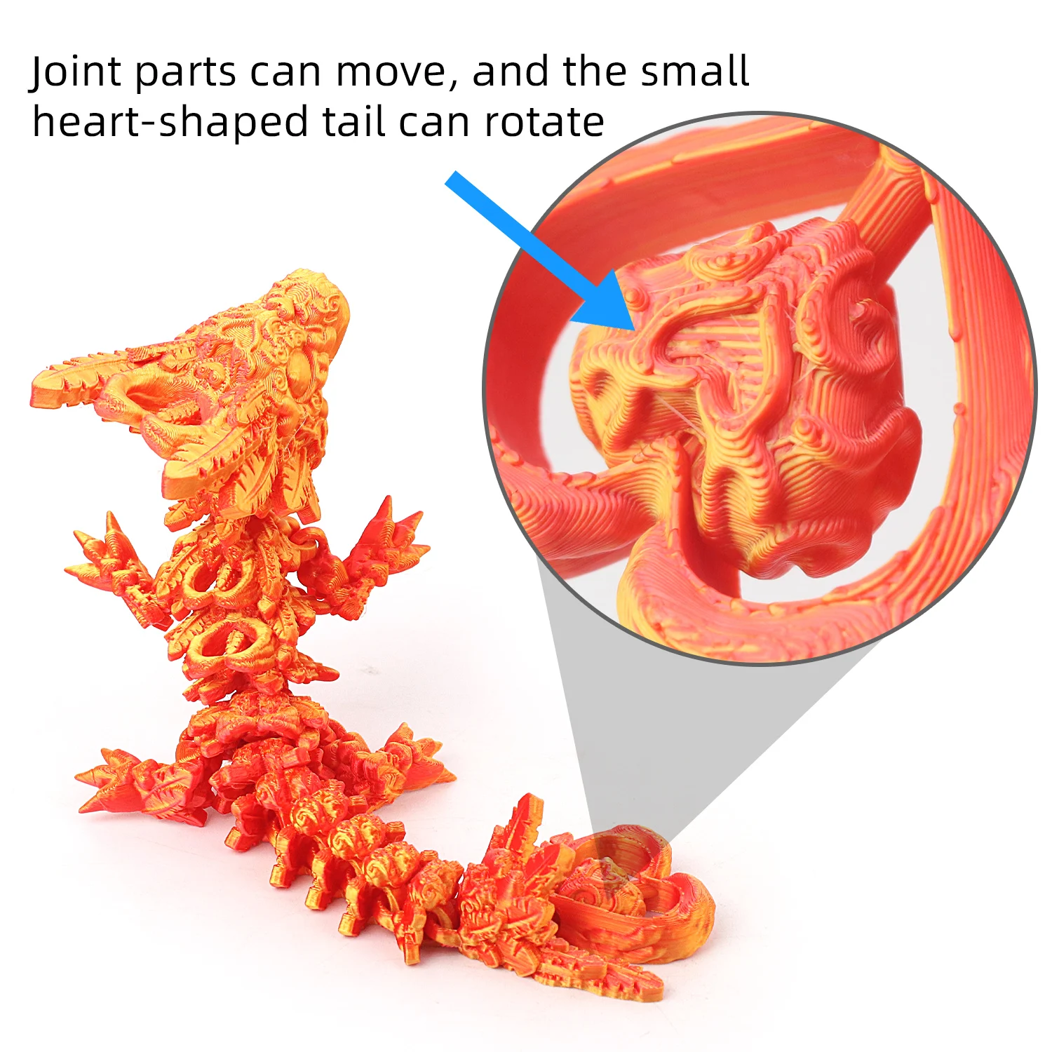 親子のための3Dドラゴンプリント装飾,大きな赤,金,ピンク,金,愛,ロマンチックなモデル,25cm