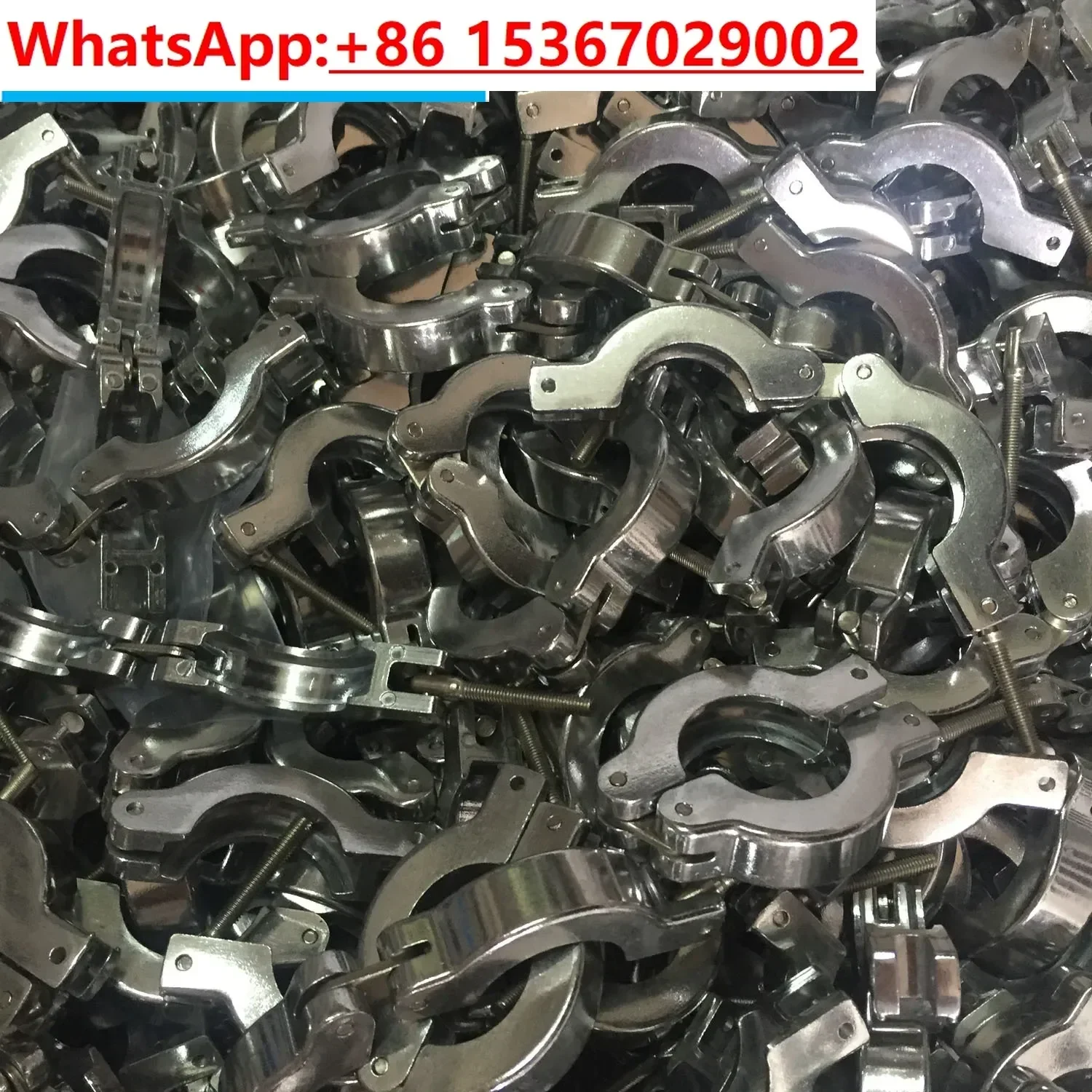 304 stainless steel clamp KF16 KF25 KF40 KF50 quick installation clamp vacuum equipment accessories