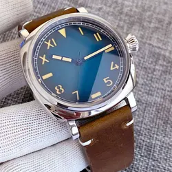 Sandwich California watch dial 42mm Square Mechanical Watch Demir Men NH35 PT5000 AR Sapphire Glass 200m Waterproof Wristwatch