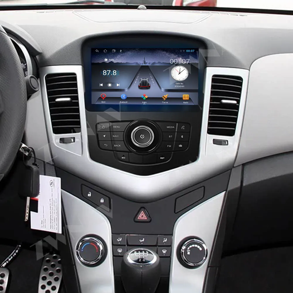 Android 13 HD Car Radio 8.0” Screen For Chevrolet Cruze 2009-2015 Navigation Device Wireless GPS Player Stereo Multimedia Player