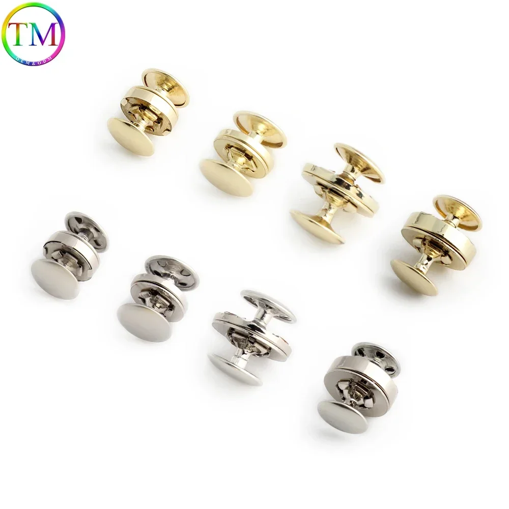 10-100-200PCS 14/18mm Metal Double Rivet Magnetic Clasps Buttons For Bags Clothes Magnetic Rivet Stud Press Buckle Accessories