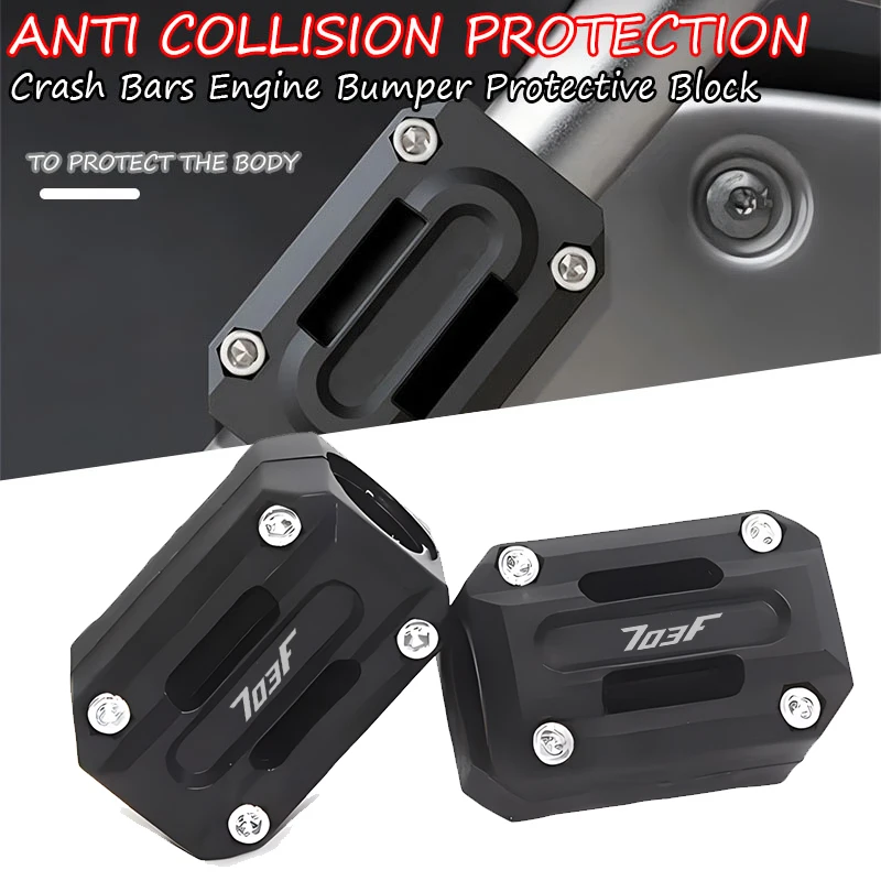 

For ZONTES 368G 703F ZT368G Moto Engine Guard Fit for 22/25/28mm Motorcycle Engine Guard Protector Decorative Block Crash Bar