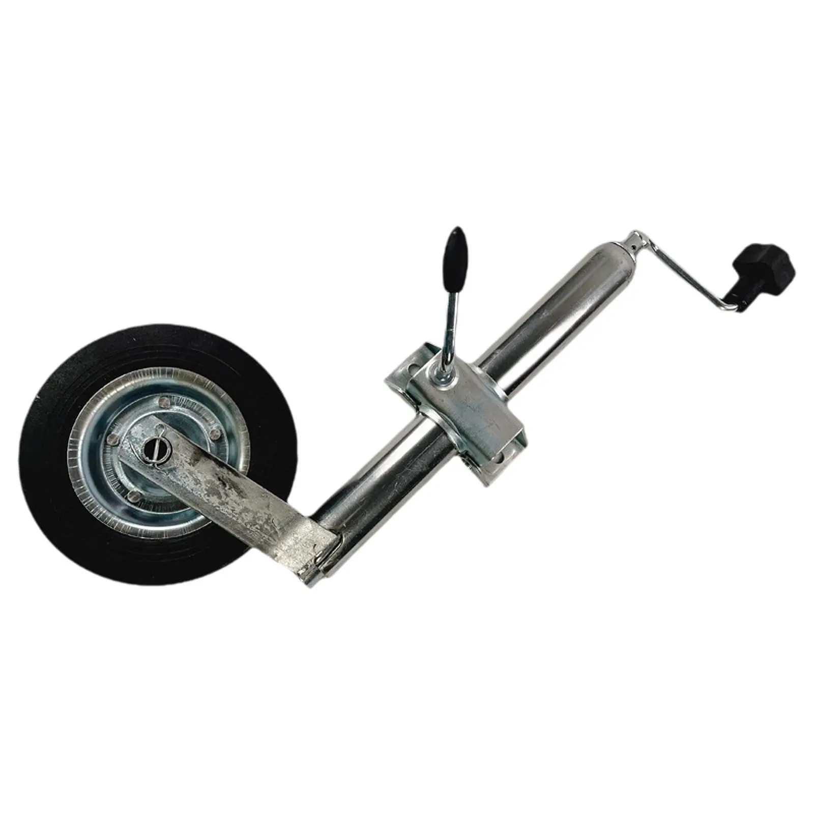 

Boat Trailer Jack High Performance Rubber Wheel Camper Parts with Wheel 150kg Load Bearing Capacity Premium for Trailer RV Boat