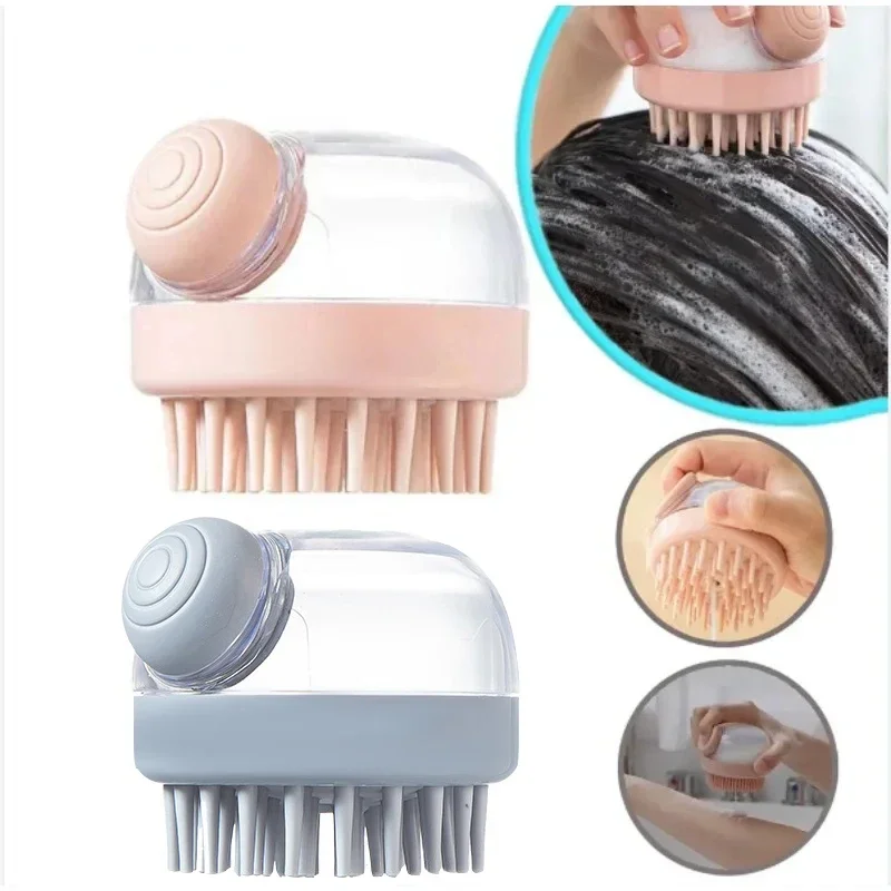 Shampoo Brush Hair Wash Comb Adding Liquid Shampoo Bath Brush