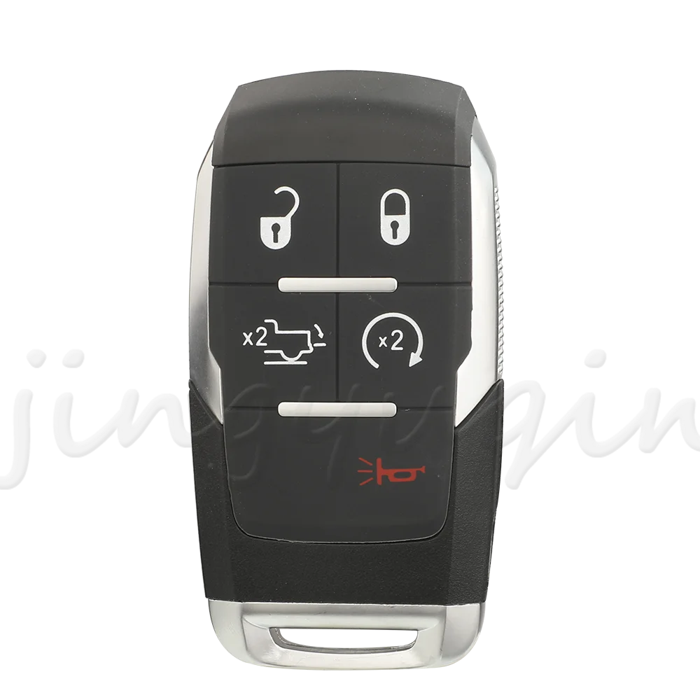 Jingyuqin para Dodge RAM, FCCID:GQ4-76T, ID4aChip, frecuencia: 433mhz 1/3/4/5 botones nuevo producto tarjeta inteligente control remoto llave de coche