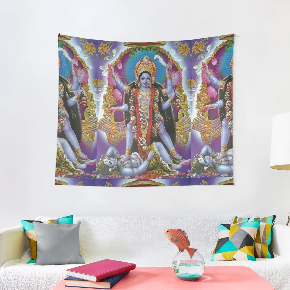 Hindu Goddess Kali Tapestry Decoration For Rooms Bedroom Deco Tapestry