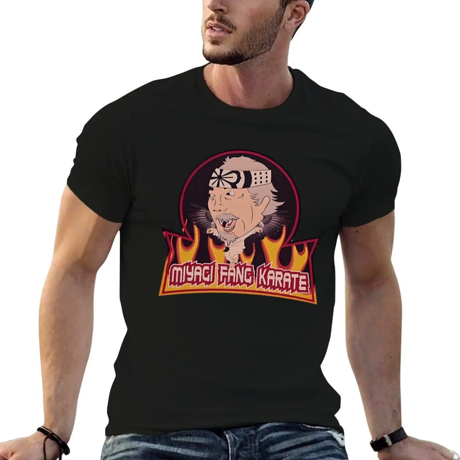 Miyagi Fang Karate T-Shirt customs design your own animal prinfor boys t shirts for men graphic