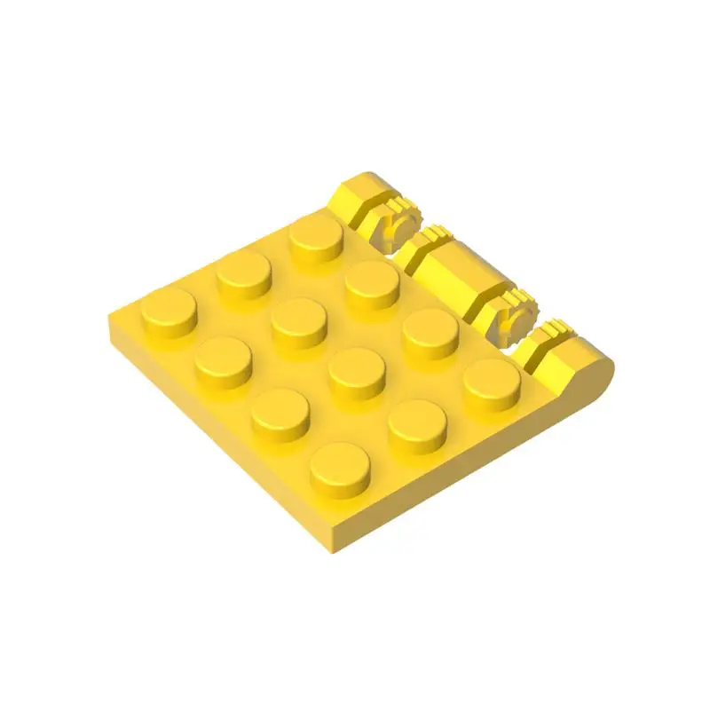 

Gobricks 1 шт. 44570 шарнирная пластина 3x4 кирпичи с замком, двойные детали на 2 пальца в сборе, обучающая головоломка, подарок для детей и взрослых, креативная игрушка