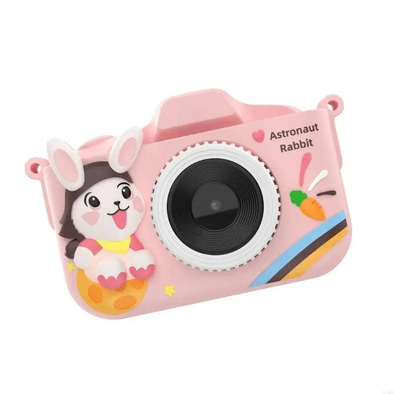 54DA Double Lins Kids Camera с фокусированием MP3 Music Player 8x Zoom IPS Screen Screen -Oh -надежная камера ABS для мальчиков