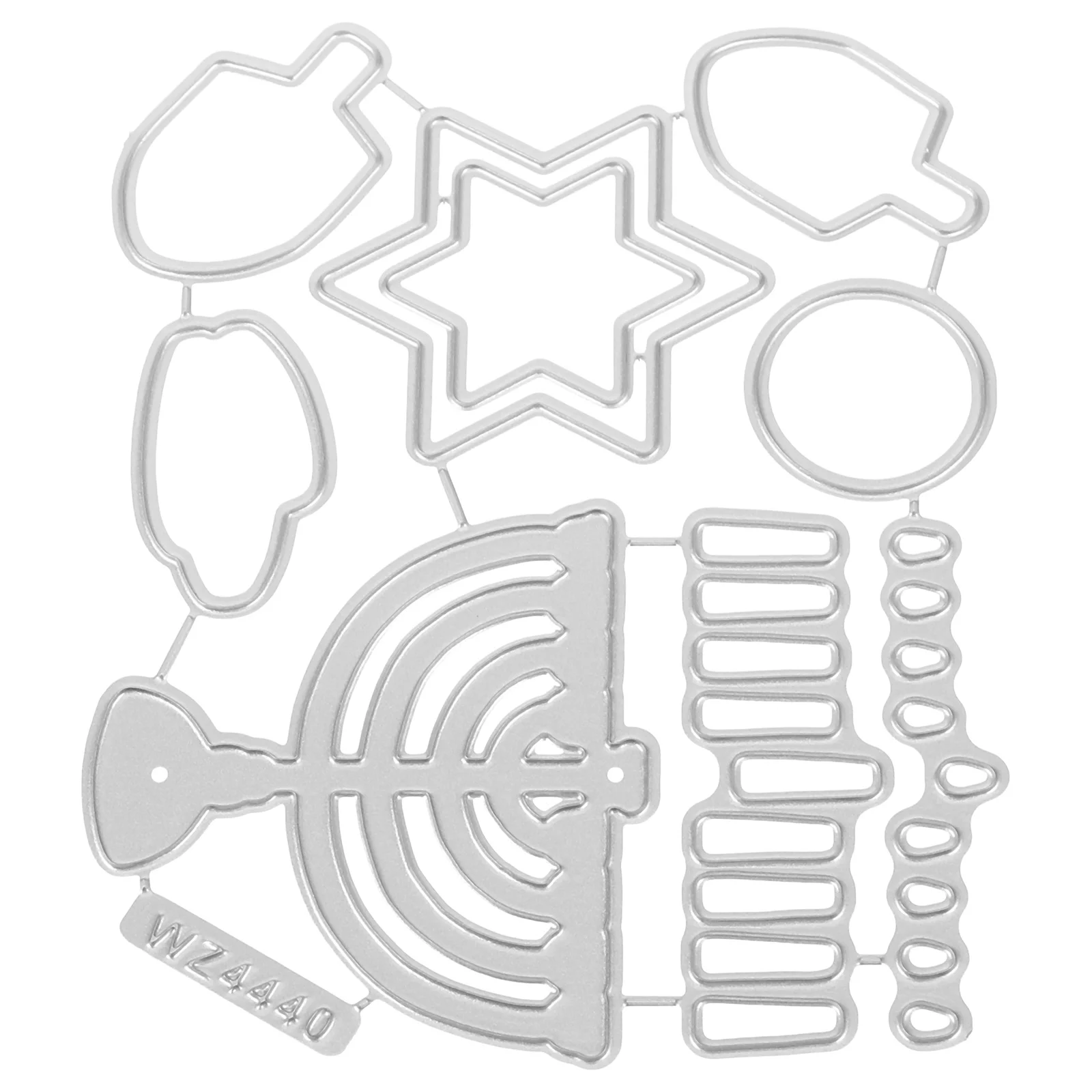 

Hanukkah Cutting Die Metal Craft Stencil High Carbon Steel Diy Decorative Dies For Greeting Cards Crafts