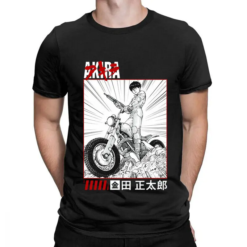 Neo Tokyo Akira Kaneda COTTON T-shirts Anime Unisex Men Women Shorts Tees Summer