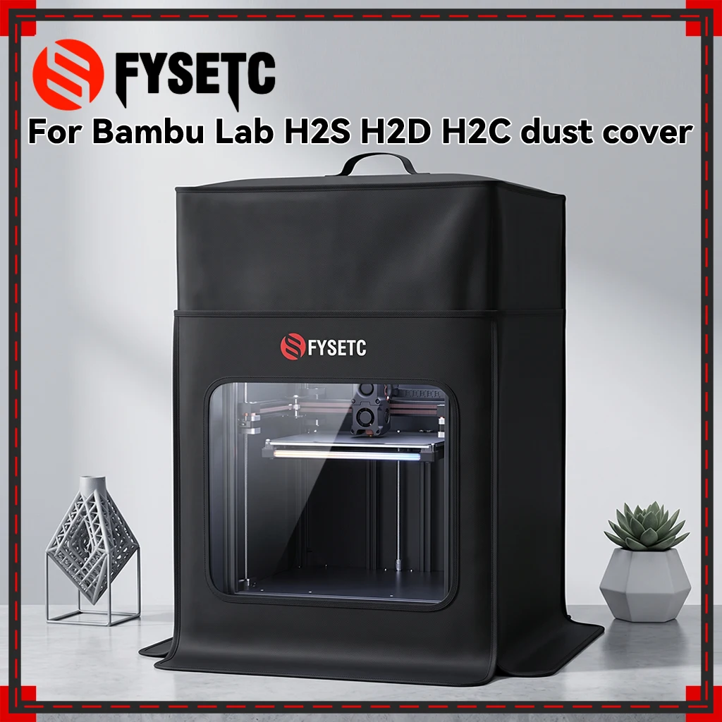 

For Bambu Lab H2S H2D H2C Dust Cover Visual PVS Window Dustproof And Heat-insulating Cover For Bambu Lab H2 Series 3D Printer