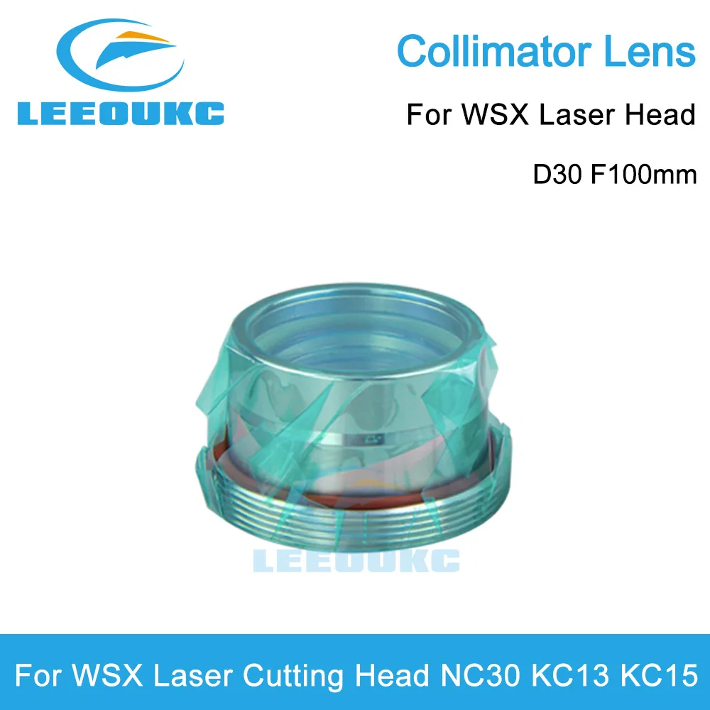 Imagem -02 - Leeoukc-fibra Laser Foco Lente com Suporte de Lente Cabeça de Corte a Laser Wsx Wsx D30 F100 F125 150 mm 4kw Wsx-gq-jt02 Kc13 Kc15 Nc30