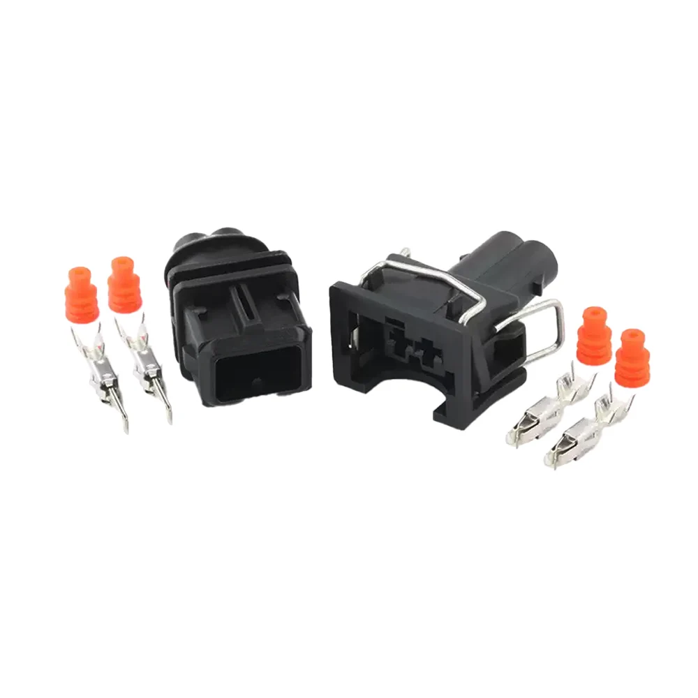 5 Sets DJ7023-3.5-11/21S Fuel Injector Plug Adapter & Modified Connector (Part Nos.: 829441-1, 1928402448)