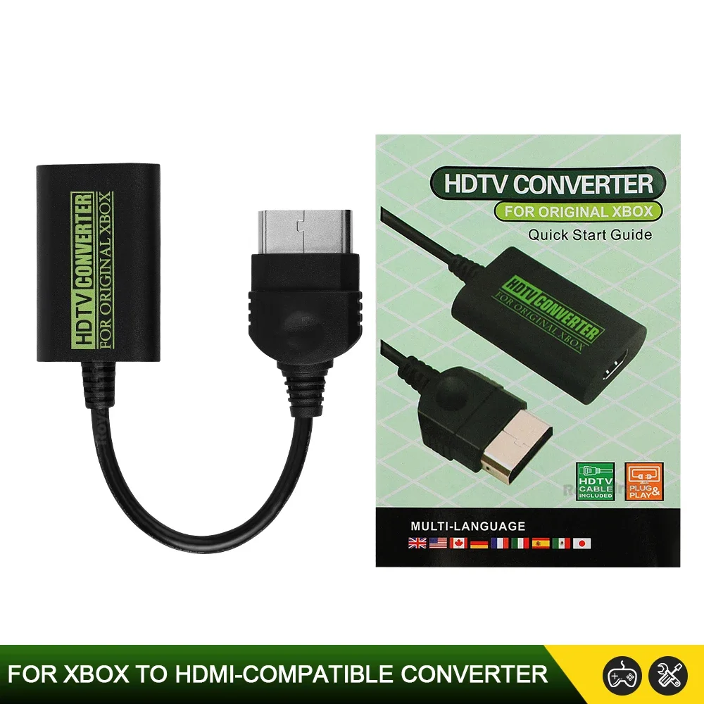 HDTV-Projektor TV-Monitor-Konverter für Xbox zu HDMI-kompatibler Konverter Digitaler Video-Audio-Adapter für XBOX 1080P 720P 480P – Detail 15