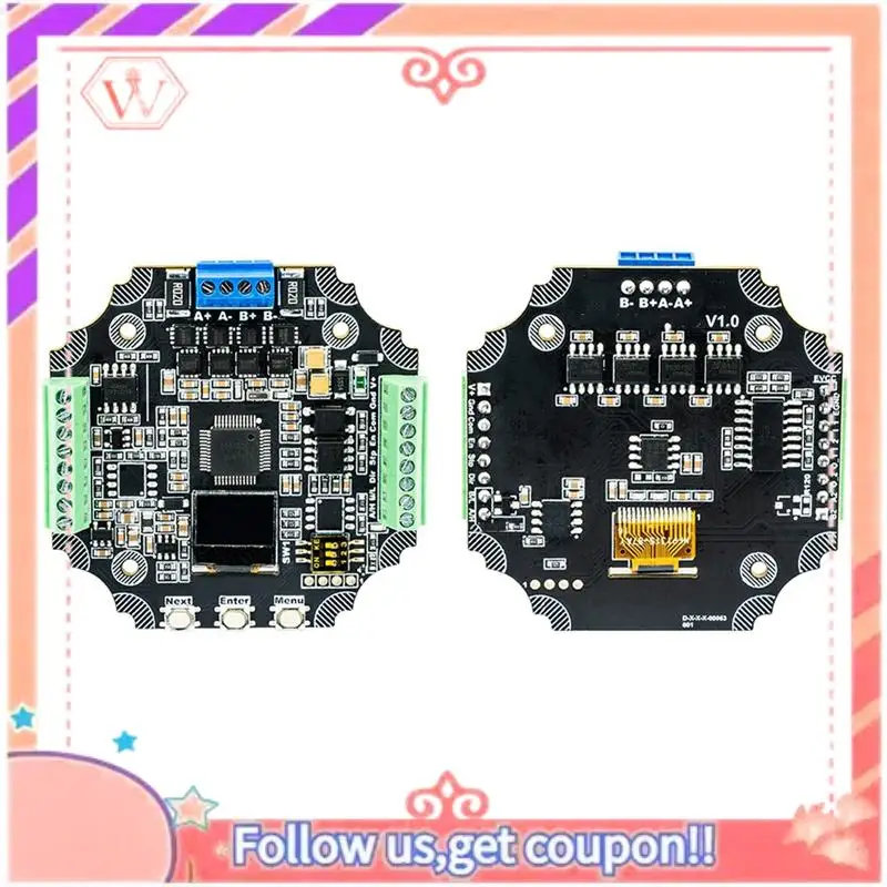 

Upgraded MKS SERVO57D MB PCBA NEMA23 Closed Loop Stepper Motor Driver CNC 3D Printer For Gen L FOC Quiet And Efficient