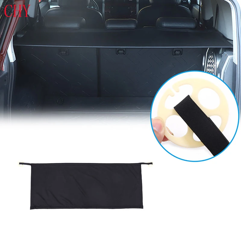 

For Toyota FJ Cruiser 2007-2021 Cloth Black Car Trunk Sunshade Cargo Shield Luggage Car Interior Protection Accessories 1Pcs