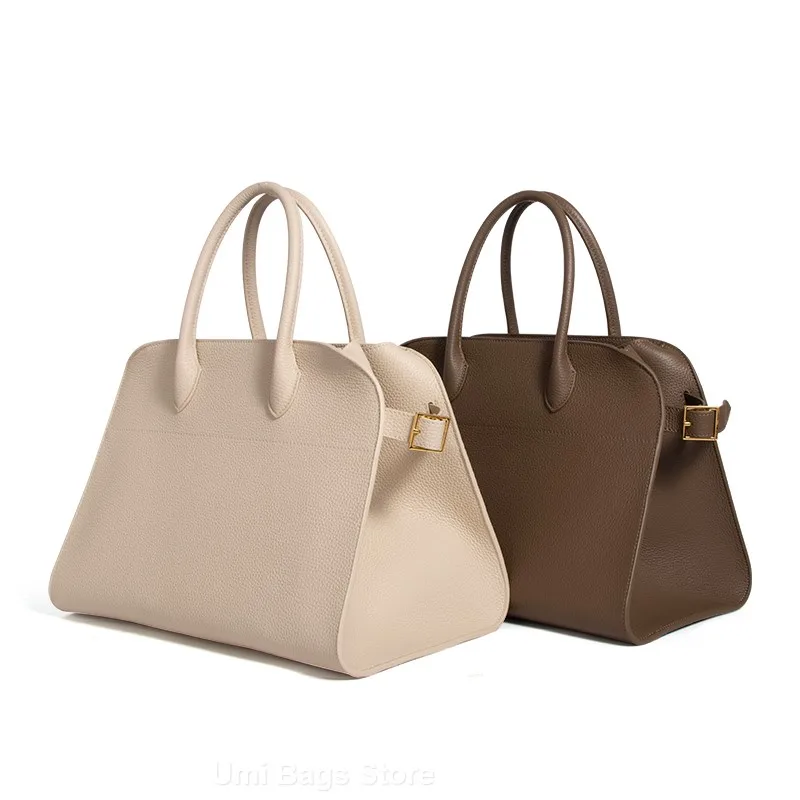 

TheRow Large Capacity Handbag, Simple Business Briefcase, Women's Handbag For Work And Travel