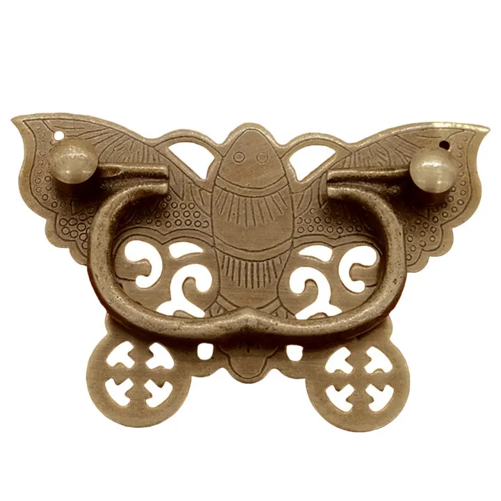 

Улучшение мебели Ручка ящика-бабочка Дизайн бабочки Ручка для мебели Мебельный аксессуар Античная бронза Тяга