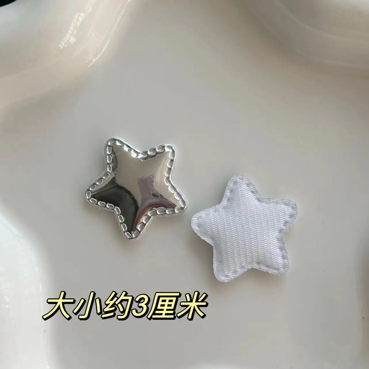 5pcs miniso silver star cartoon series cartoon resin flatback cabochons diy crafts materials jewelry making charms