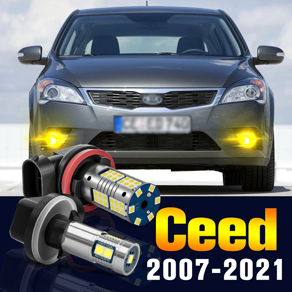 

2pcs LED Fog Light Bulb Lamp For Kia Ceed 2007-2021 2008 2009 2010 2011 2012 2013 2014 2015 2016 2017 2018 2019 2020 Accessories
