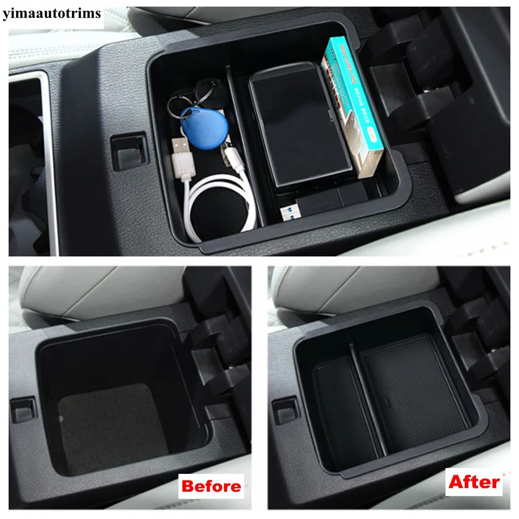 

Central Control Armrest Storage Box Organizer Container Holder Tray For Mitsubishi Outlander 2023 2024 2025 Interior Accessories
