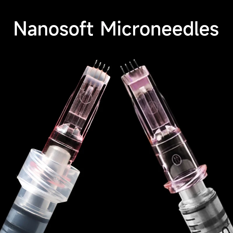 Кристаллический многоигольный картридж для мезотерапии, ручной 4-контактный инъекционный увлажняющий 34 г 1,0/1,2/1,5, микроигла для ухода за кожей