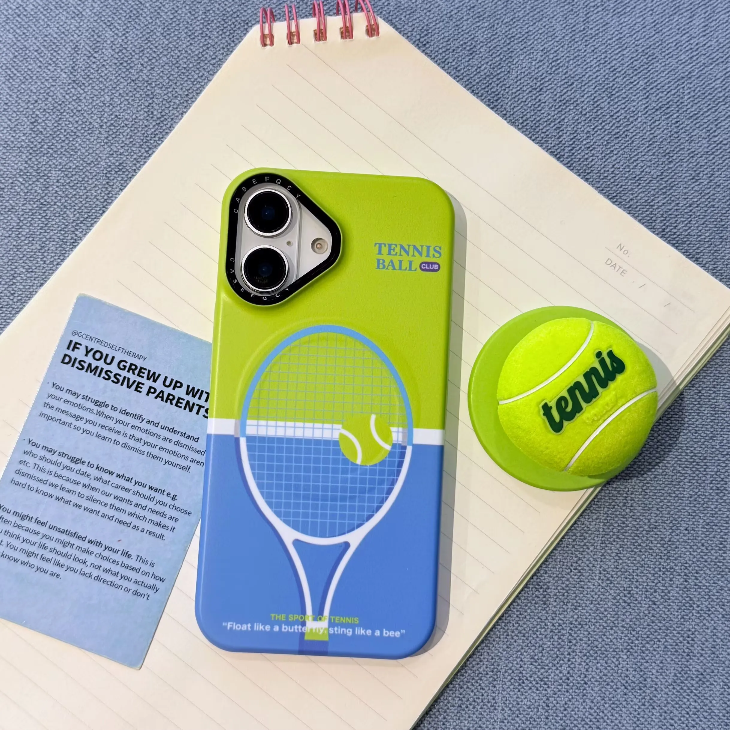 Tennis Enthusiasts Stereoscopic Magnetic Attraction Bracket Original Phone Case For iPhone 14 15 16 Pro Max Anti Drop Case