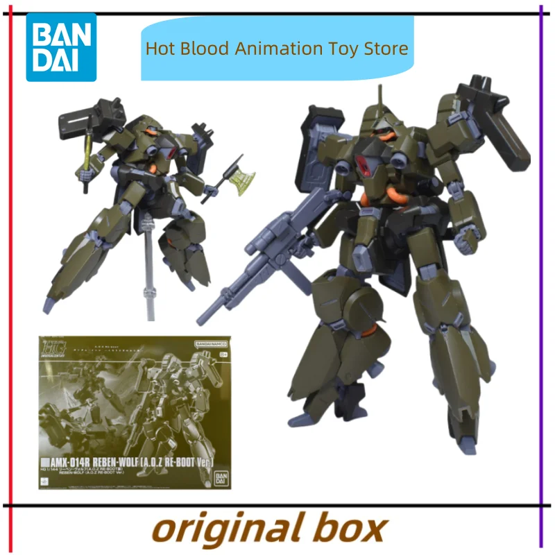

Bandai Figure Model GUNDAM HGUC AMX-014R REBEN WOLF A.O.Z RE-BOOT Anime Figures Toys Collectible Gift for Kids Genuine Brand New