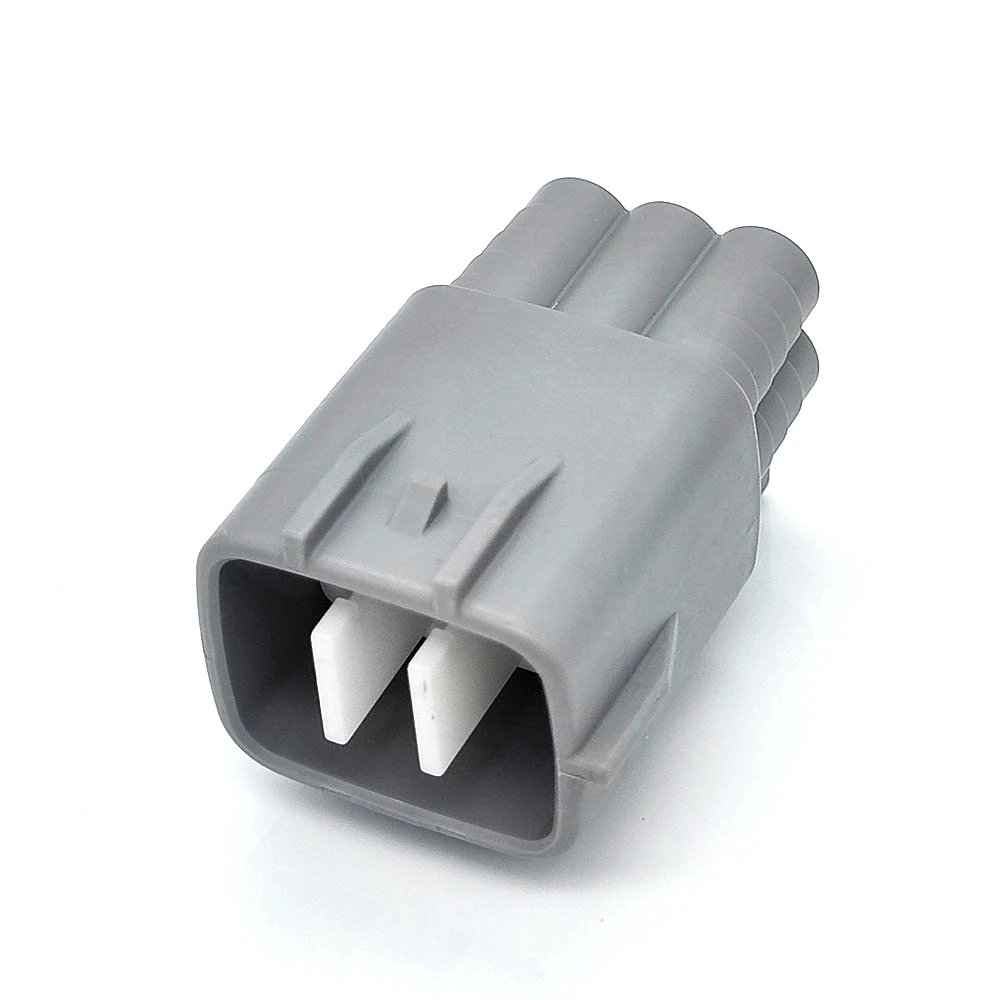 6188-0175 6 Pin Waterproof Automotive Connector Male TS Series 2.3mm PBT Gray Fit for Toyota Headlight ABS Sensor Wiring