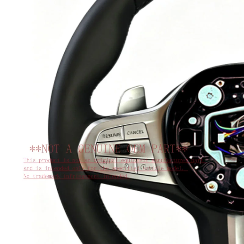 For BMW G Series Custom Leather Steering Wheel Decorative Cover ZC-G38-P2