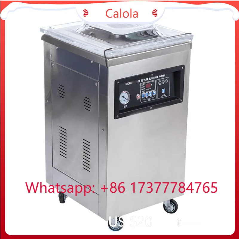 Sealing Vacuum Food Automatic Double Chamber Flat Vaccum Packer Saver Bags Kichen Commercial Packaging Machine
