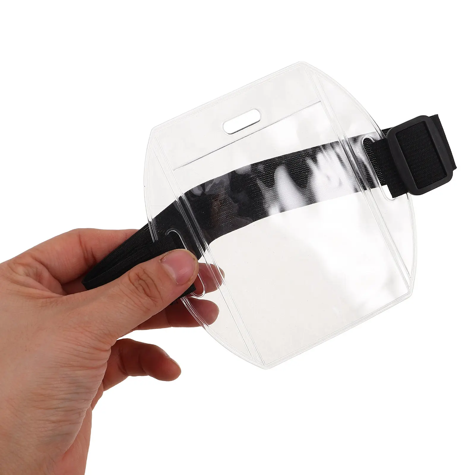 

5 шт. водонепроницаемых держателей для бейджей на руку, большой емкости, прозрачные, для хранения идентификационных карт и именных бирок, для путешествий, активного отдыха, спорта, нарукавные бейджи