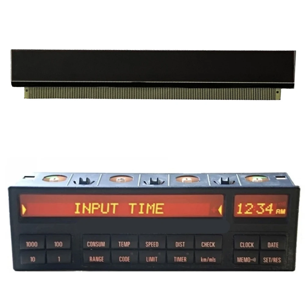 

18-button OBC LCD Screen Replacement Automobile Tools On Board Computer LCD Practical LCD Display Vehicle Compatibility Check