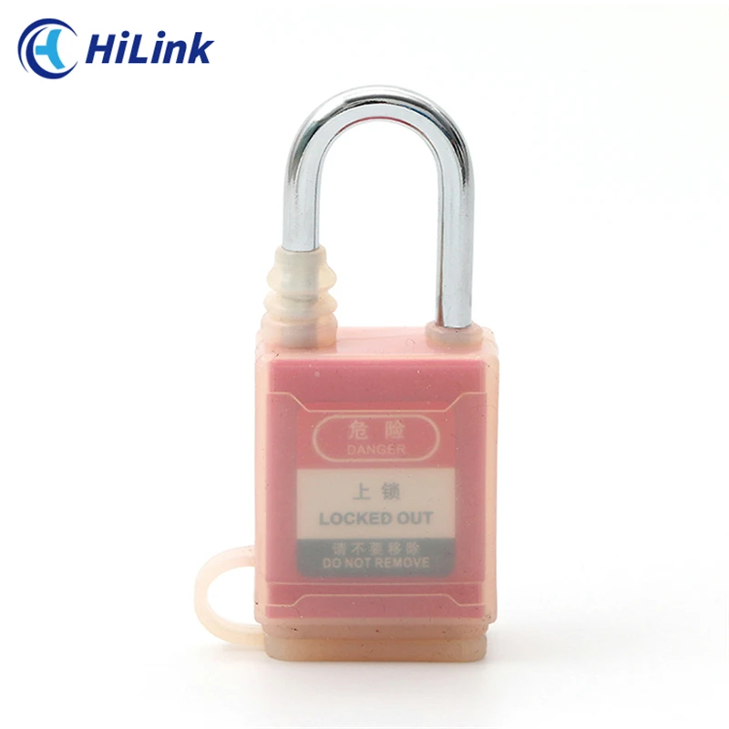 Whole Body Protection Design LOTO Pad Locks,Transparent Waterproof And Dustproof Silica Covered Safety Padlock