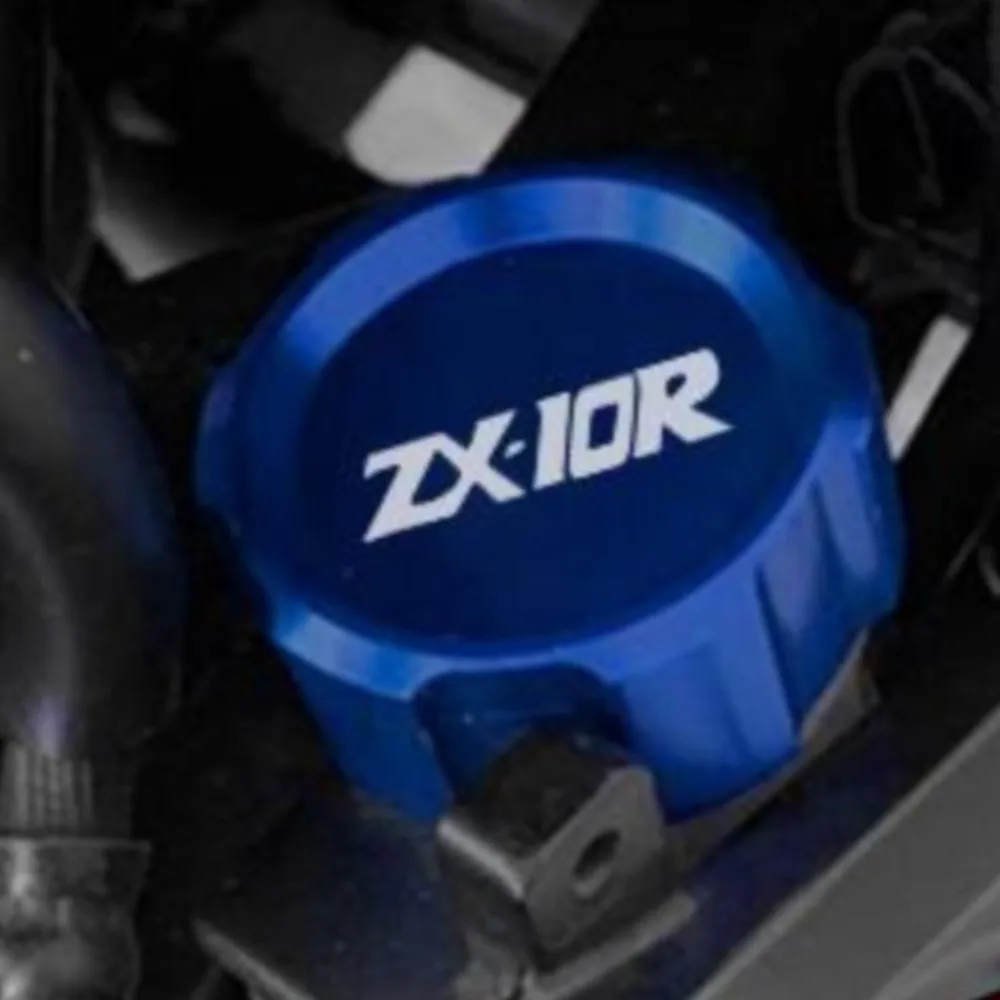 

For KAWASAKI Ninja ZX10R ZX-10R 2008-2015 2009 2010 2011 2012 2013 2014 Motorcycle Rear Brake Fluid Cylinder Cap Reservoir Cover