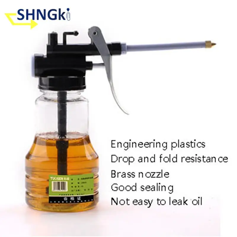 250ml oiler for greasing Transparent Oil Can High Pressure Pump Oiler